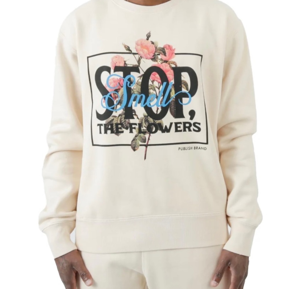 The Publish 2022 Crewneck size Large color Bone